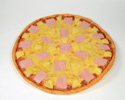 Enlarge - Artificial Pizza with ham and pineapple, 01031417
