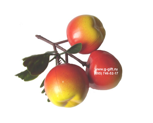 Artificial Apple bunch of three,  code: 0201388
