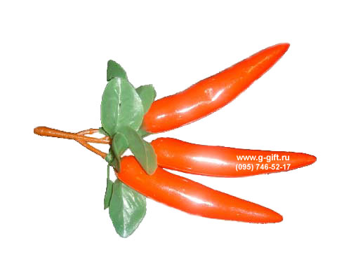 Artificial Pepper bunch of three,  code: 0202108