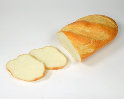 Artificial Bread white with sliced,  code: 01031411