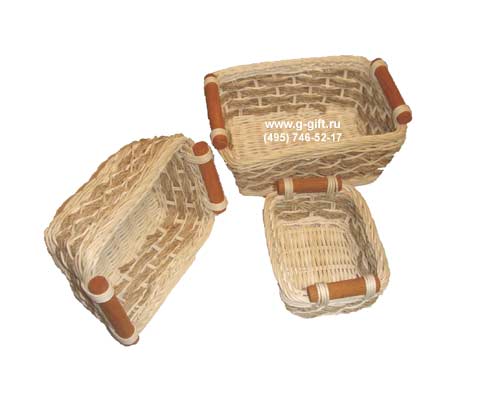 Artificial Basket set of three,  code: 0209585